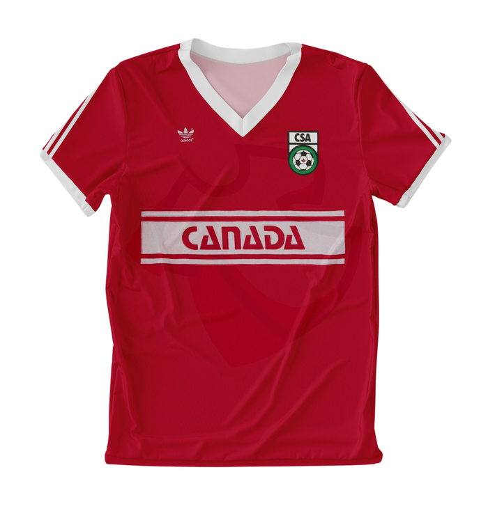 Canada National Soccer Shirt 1983 Home - Retro Jerseys, Canada Retro Jersey