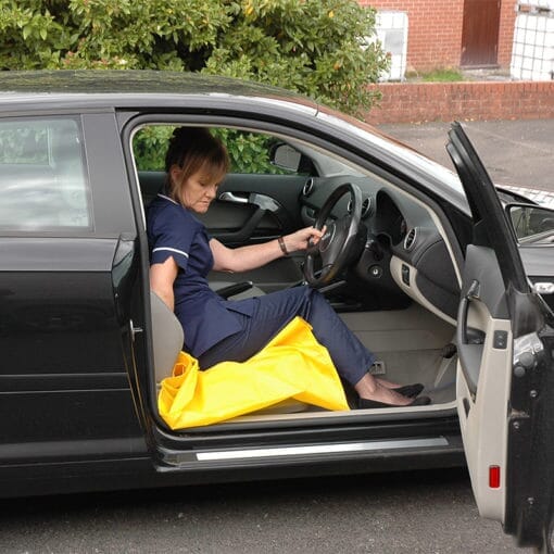Close-up of a feature of Car Glide Sheet.