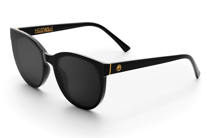 Heat Wave Visual Carat polarized sunglasses with black frame and black lens