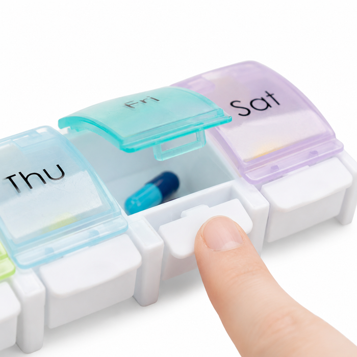 CareWorth 7 Days Large Single Dose Push Pill Box