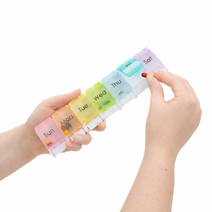 CareWorth 7 Days Large Single Dose Push Pill Box