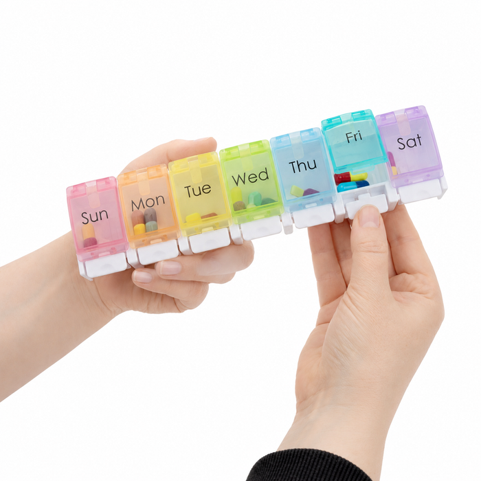 CareWorth 7 Days Large Single Dose Push Pill Box