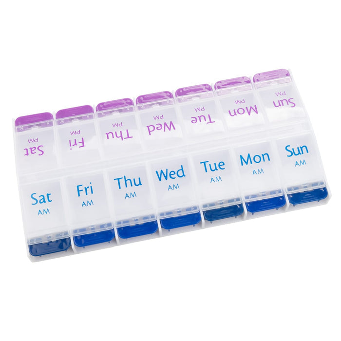 CareWorth 7 Days Push Button AM/PM Pill Box