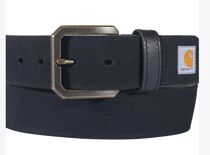 Carhartt canvas duck belt in black
