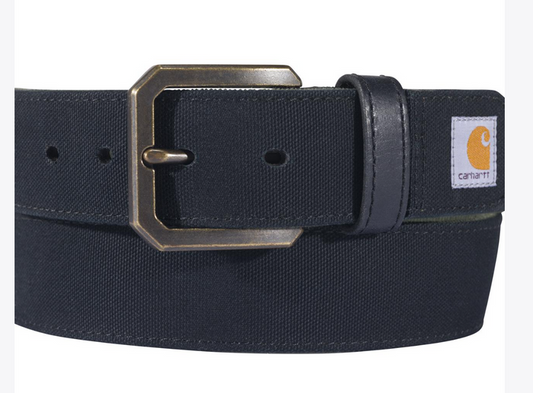 Carhartt canvas duck belt in black