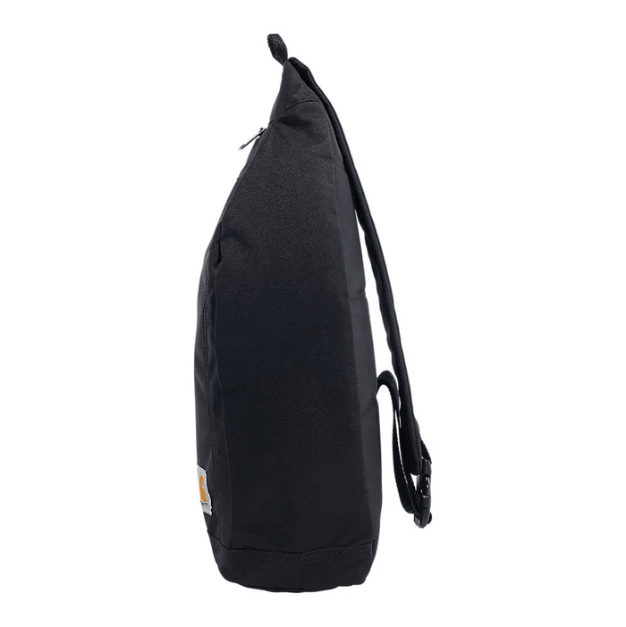 Carhartt black 10L sling bag, alternate view of the main zip compartment
