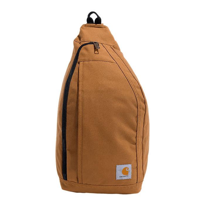 Carhartt Classic 10L multi-carry sling bag in Carhartt brown with adjustable strap