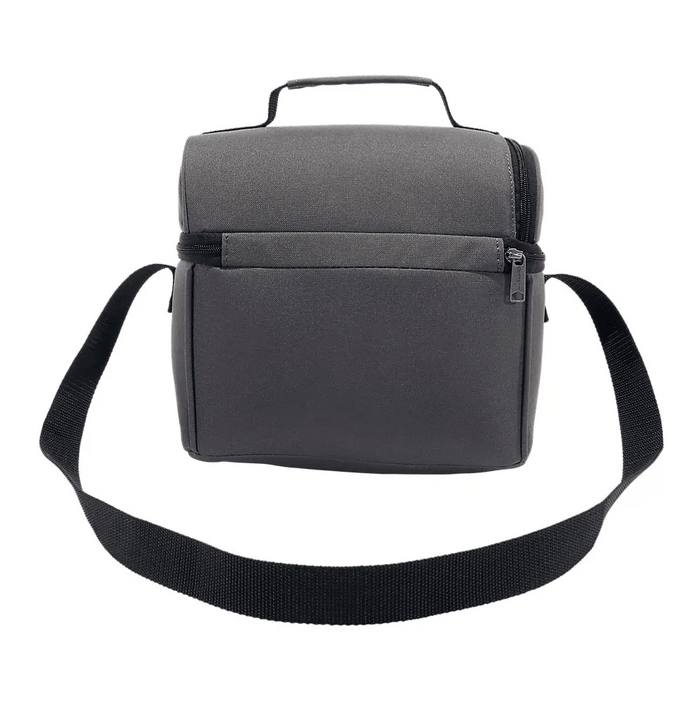 Carhartt insulated 12 can two compartment lunch cooler in gravel, final product view