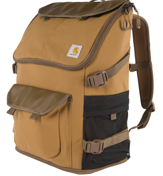 Carhartt nylon duck 35L backpack in black, alternate product view