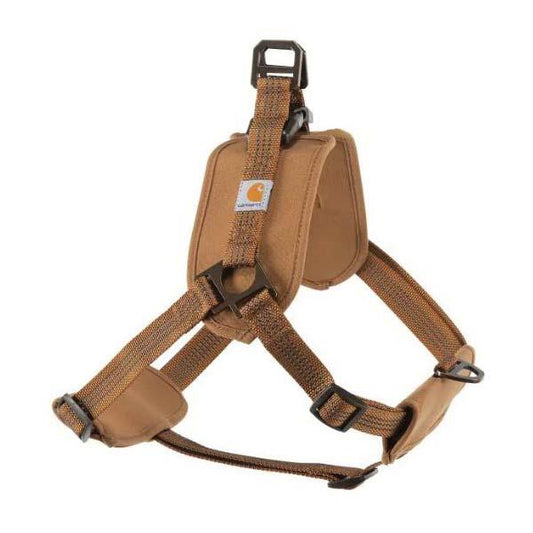 Carhartt nylon duck no pull dog harness in Carhartt brown