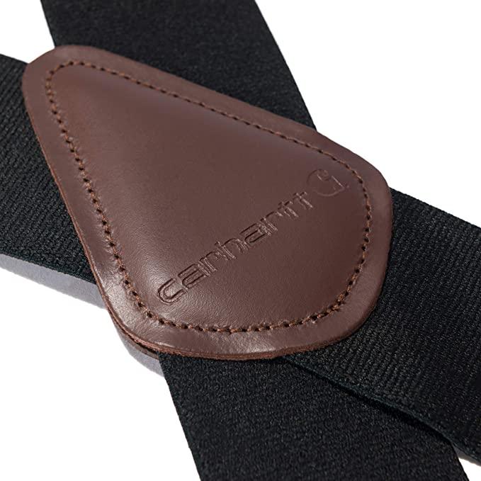 Black Carhartt Rugged Flex elastic suspenders, additional product view