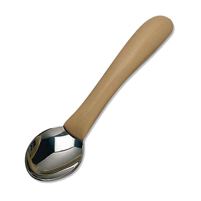 Close-up of a feature of Caring Cutlery Spoon.