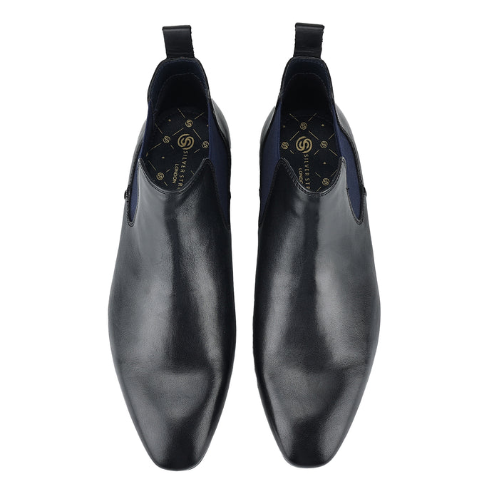 Carnaby Leather Chelsea Boots - Black