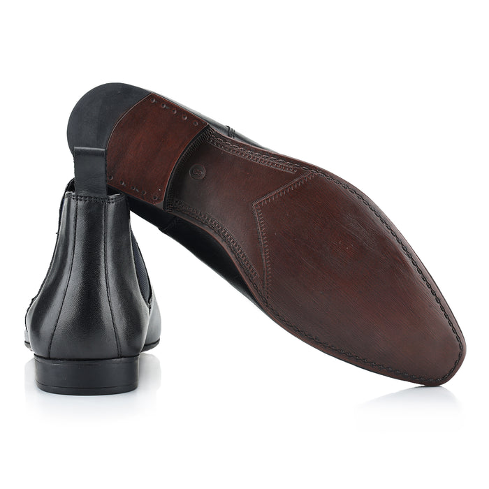 Carnaby Leather Chelsea Boots - Black
