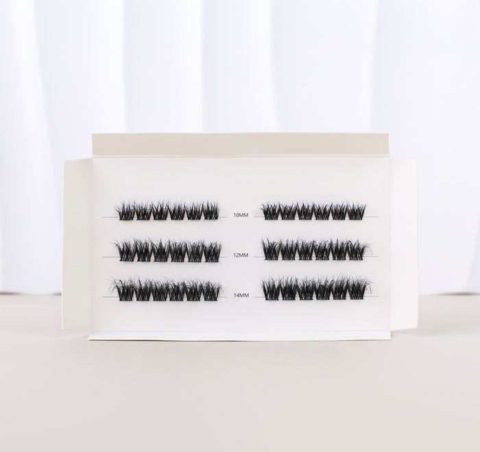 Cashmere Eyelash Kit – The Ultimate Luxury for Your Eyes. Limited edition! Eyelashes plus bond & bond,sealer, remover and tweezer  plus brush by MinuLashes