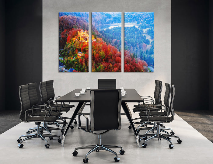 Castle in the Mountains Canvas Print #7051