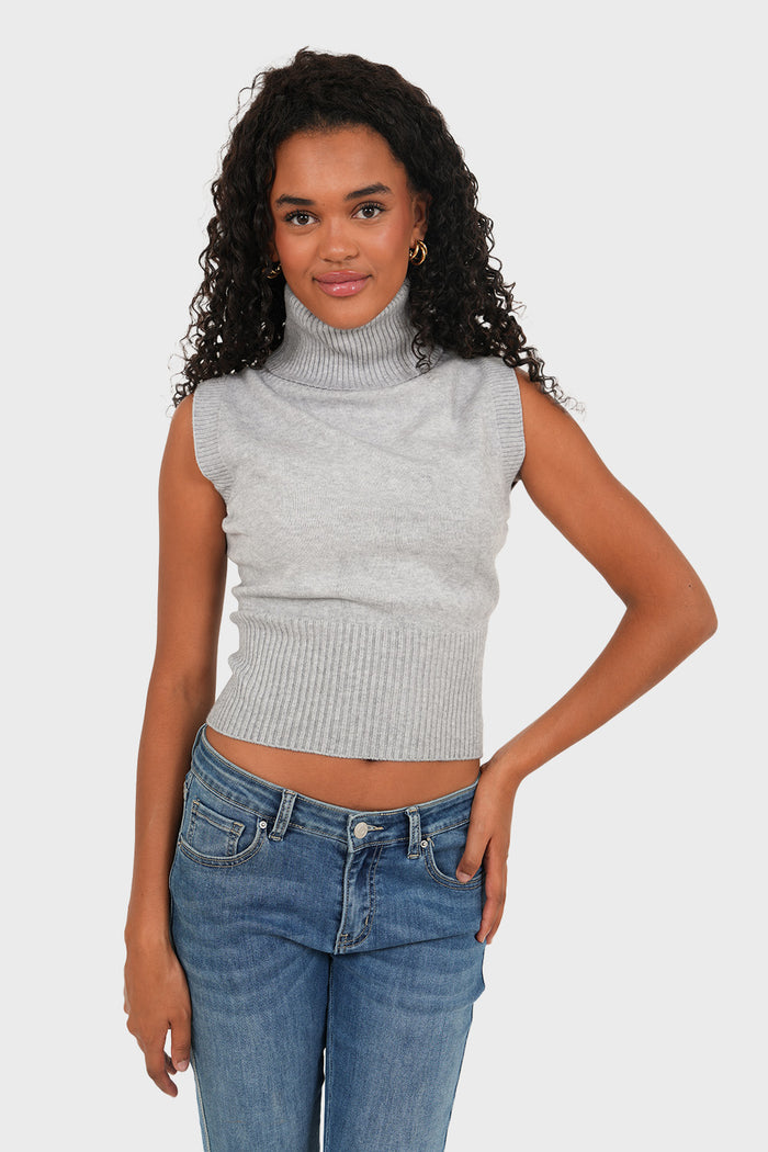 "Casual" top light grey