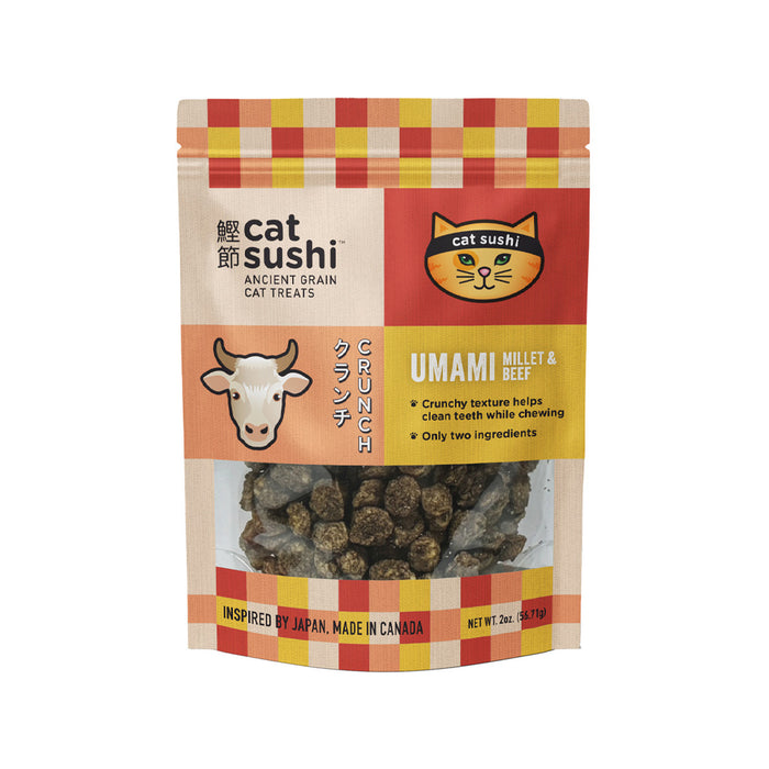 Cat Sushi Umami Millet & Beef Crunchy Cat Treats