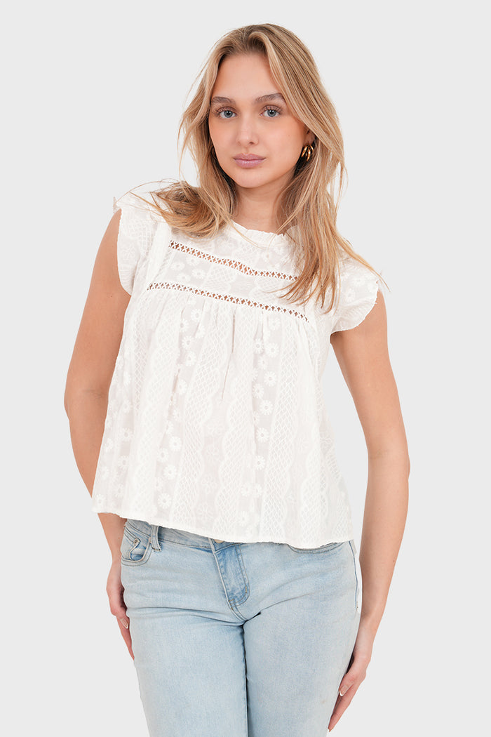 "Cato" blouse white