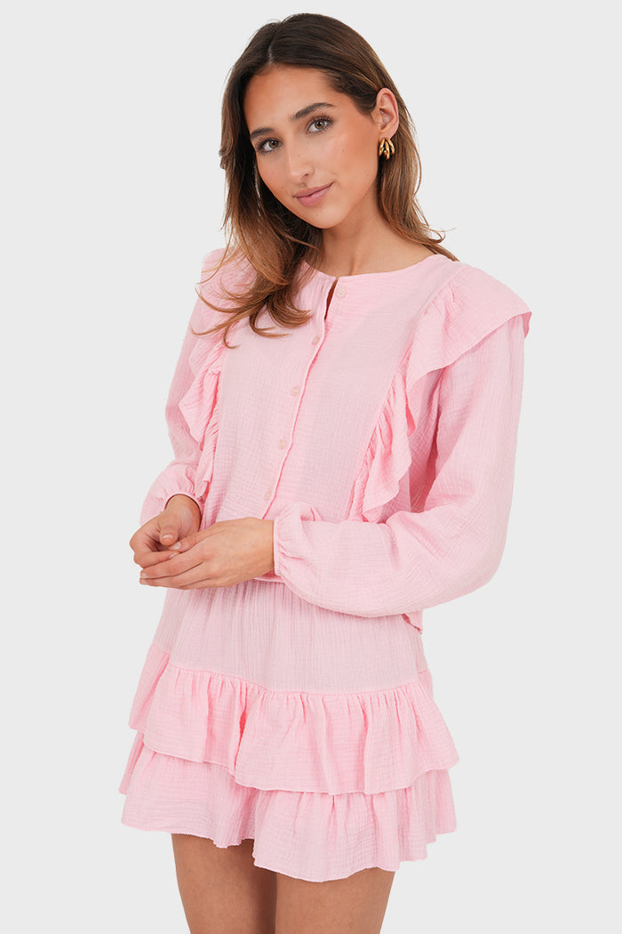 "Caya" blouse pink