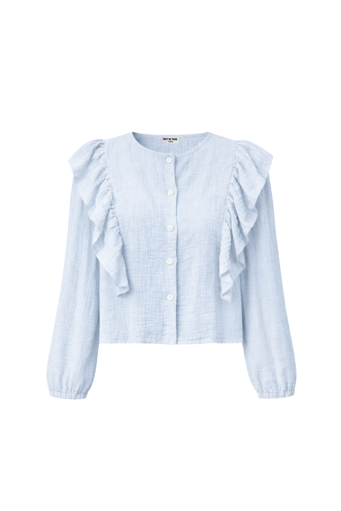 "Caya" blouse sky