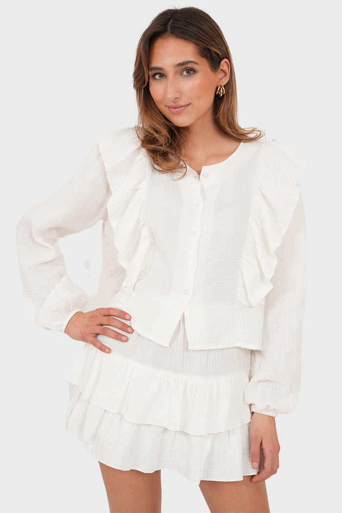 "Caya" blouse white