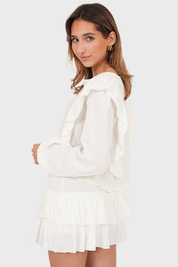 "Caya" blouse white