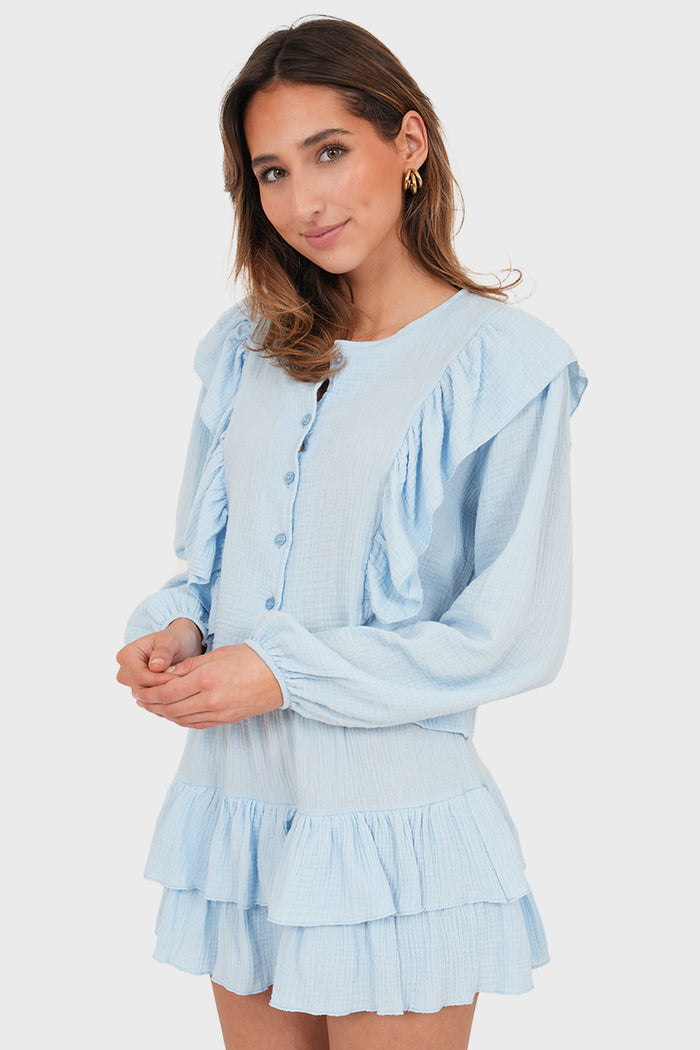 "Caya" skirt sky
