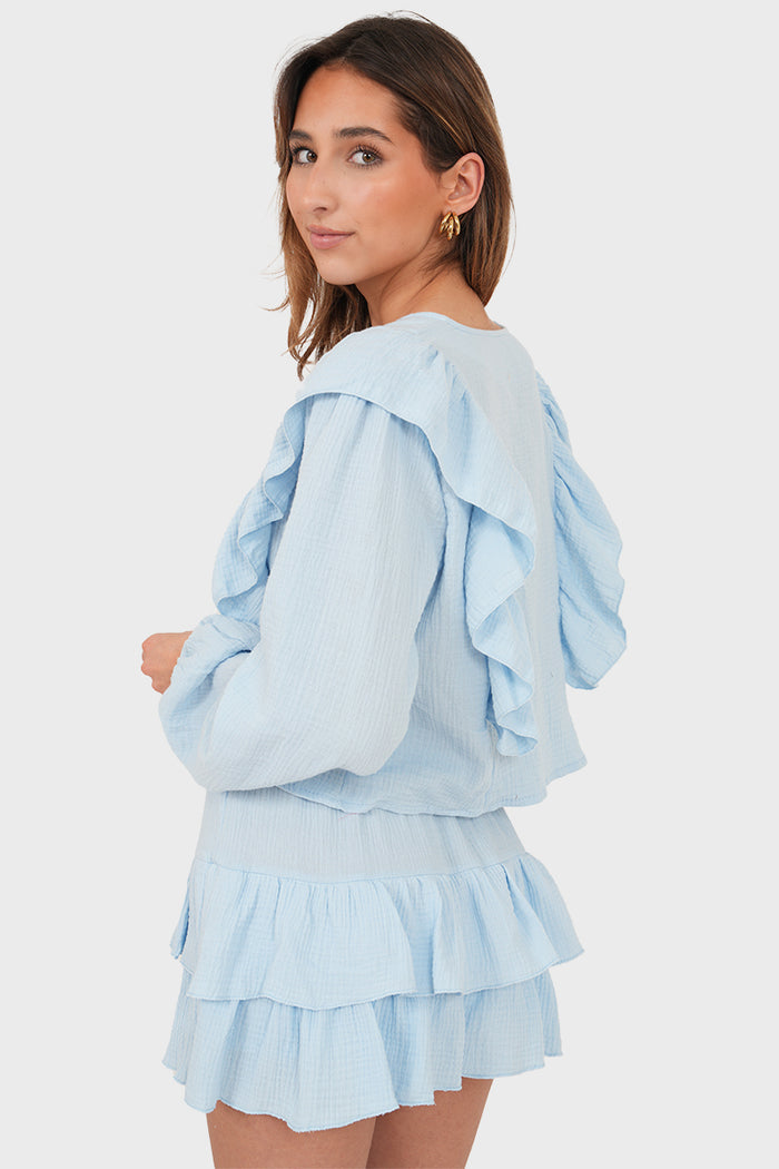 "Caya" skirt sky