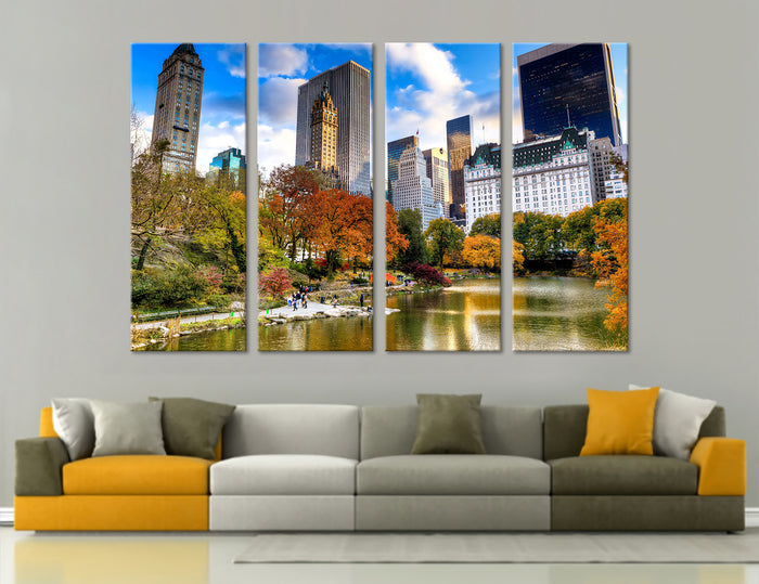 Central Park Canvas Print #9182