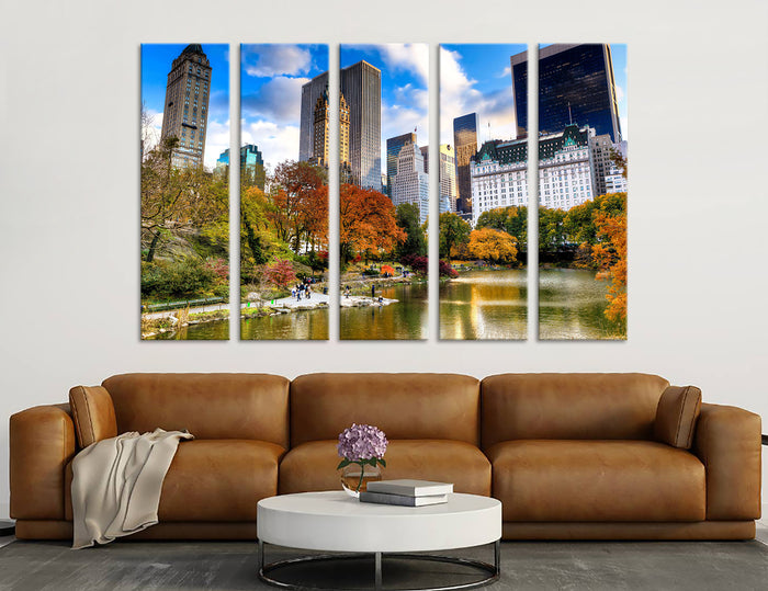 Central Park Canvas Print #9182