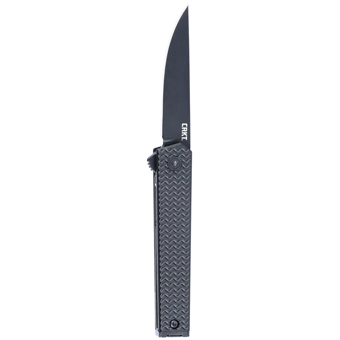 CRKT CEO Microflipper folding pocket knife with drop point blade and slim pen style handle
