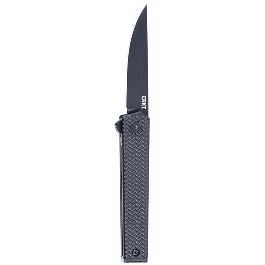 CRKT CEO Microflipper folding pocket knife with drop point blade and slim pen style handle