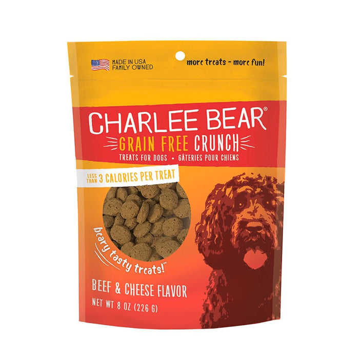 Charlee Bear Grain Free Crunch Beef & Cheese Flavor 8oz
