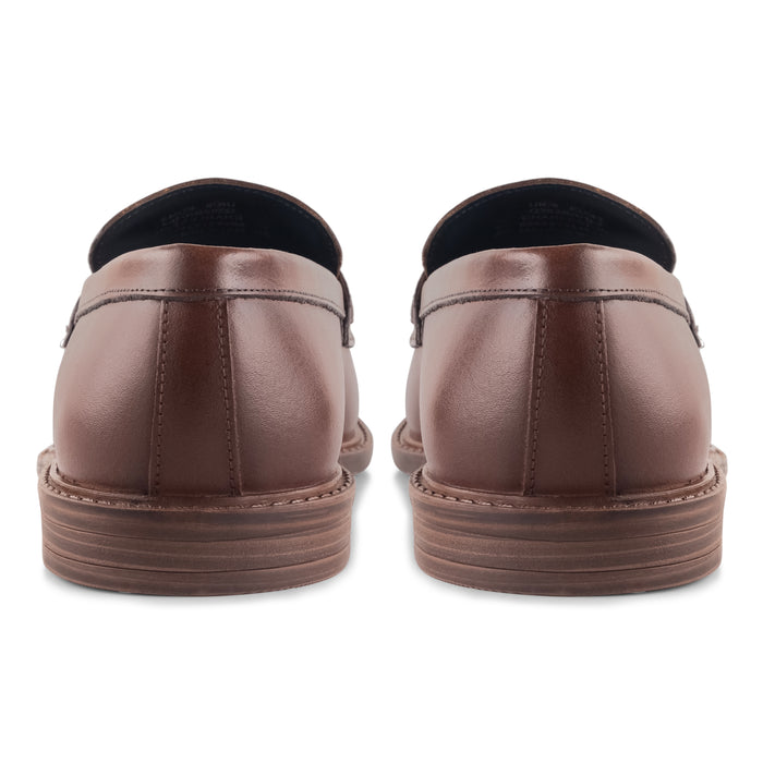 Charleston Leather Tassel Loafers - Brown