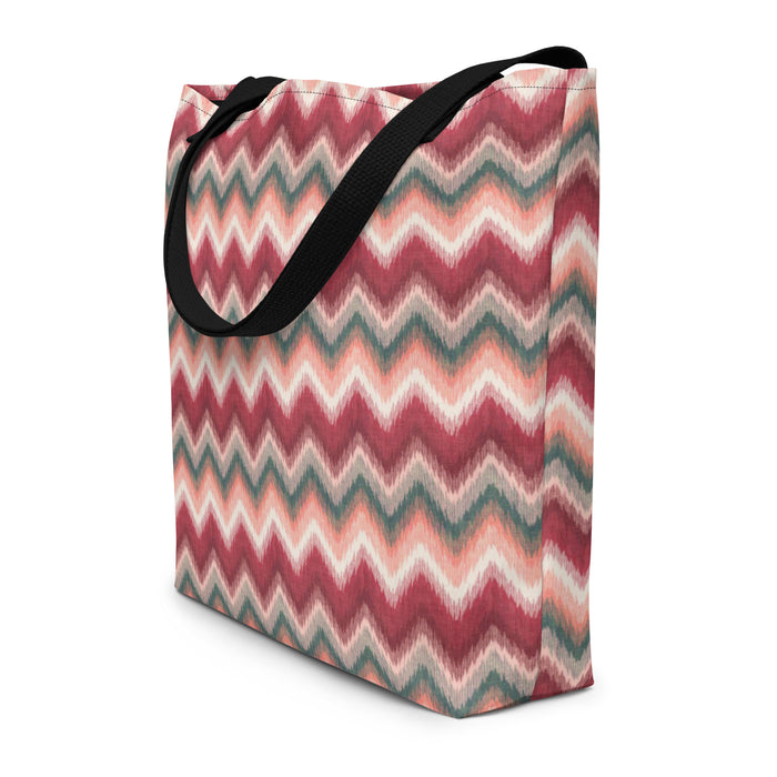 Chevron Fiesta Beach Tote - Bloom Seventy Seven