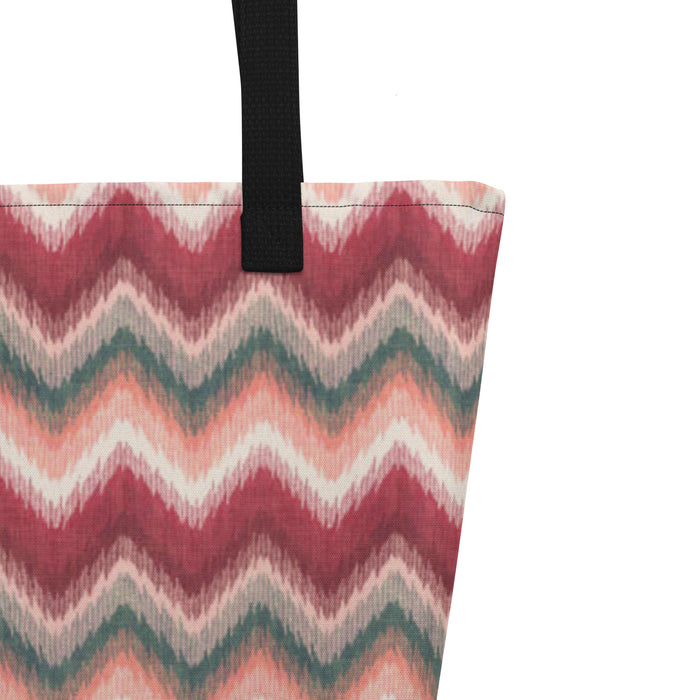 Chevron Fiesta Beach Tote - Bloom Seventy Seven