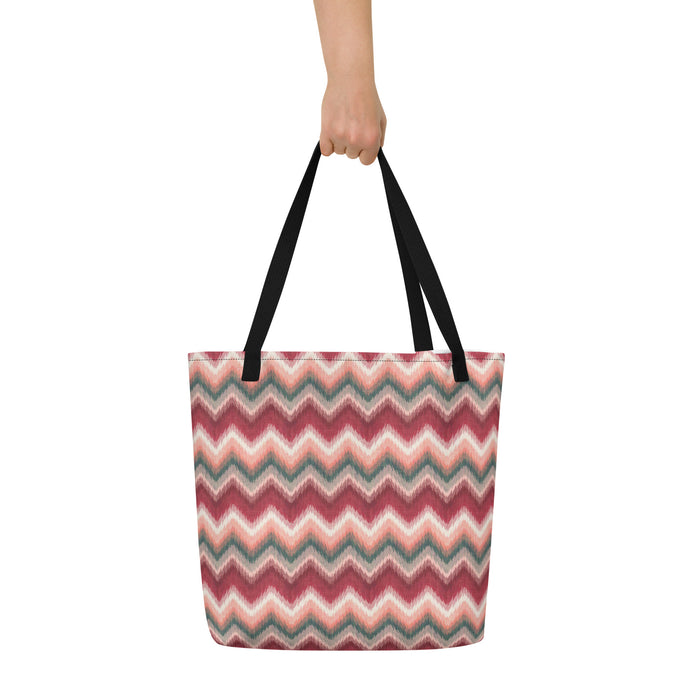Chevron Fiesta Beach Tote - Bloom Seventy Seven