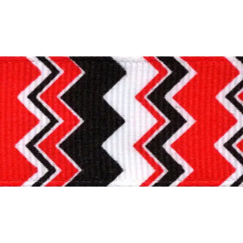 7/8" x 20 yd / Single Roll / Red/Black