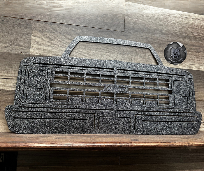 Chevy Silverado Front End Metal Art