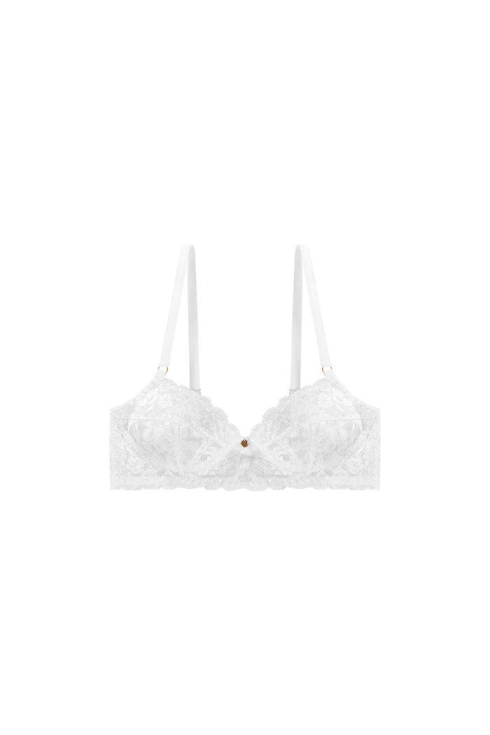 kant wit bralette goud detail