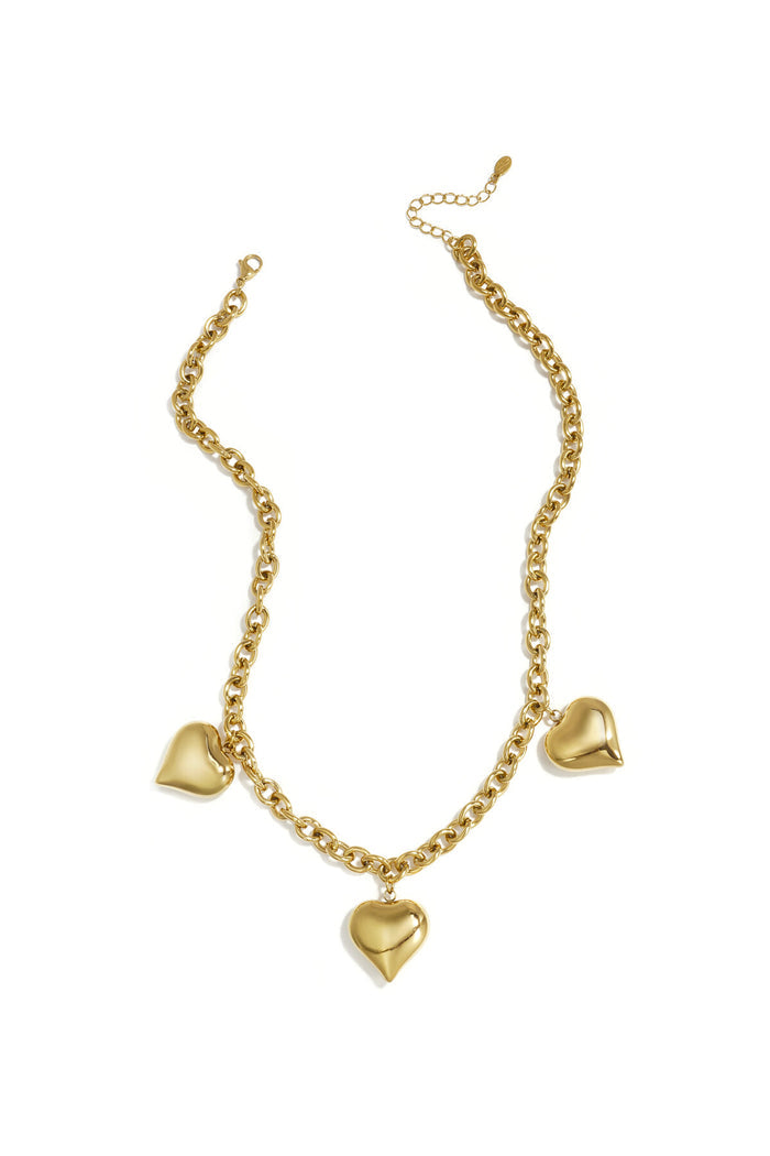 "Chunky heart" necklace
