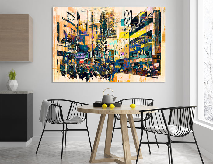 City Abstract Canvas Print #1003