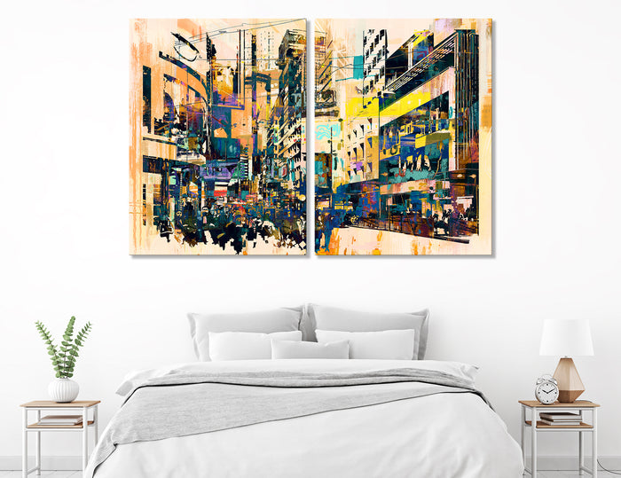 City Abstract Canvas Print #1003