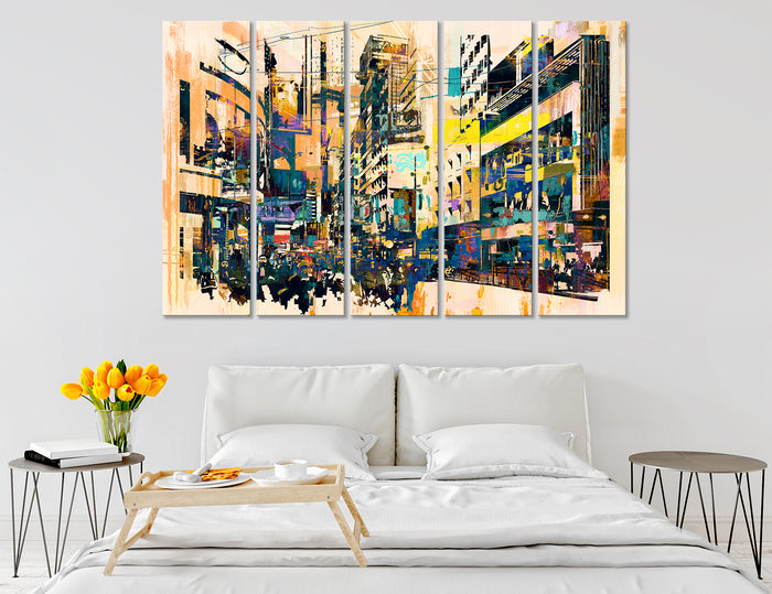 City Abstract Canvas Print #1003