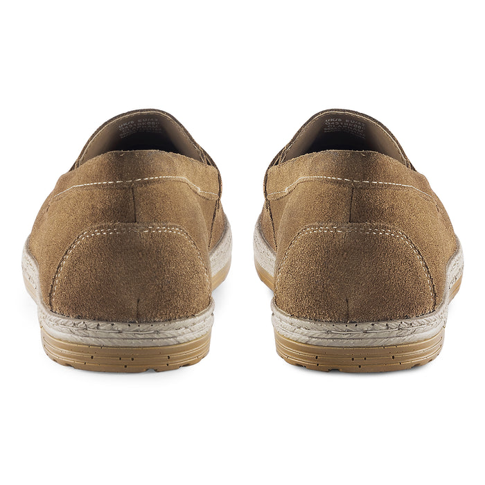 Clapham Suede Penny Loafers - Brown