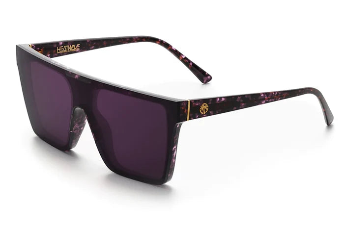Heat Wave Visual Clarity sunglasses in velvet tortoise with purple lens