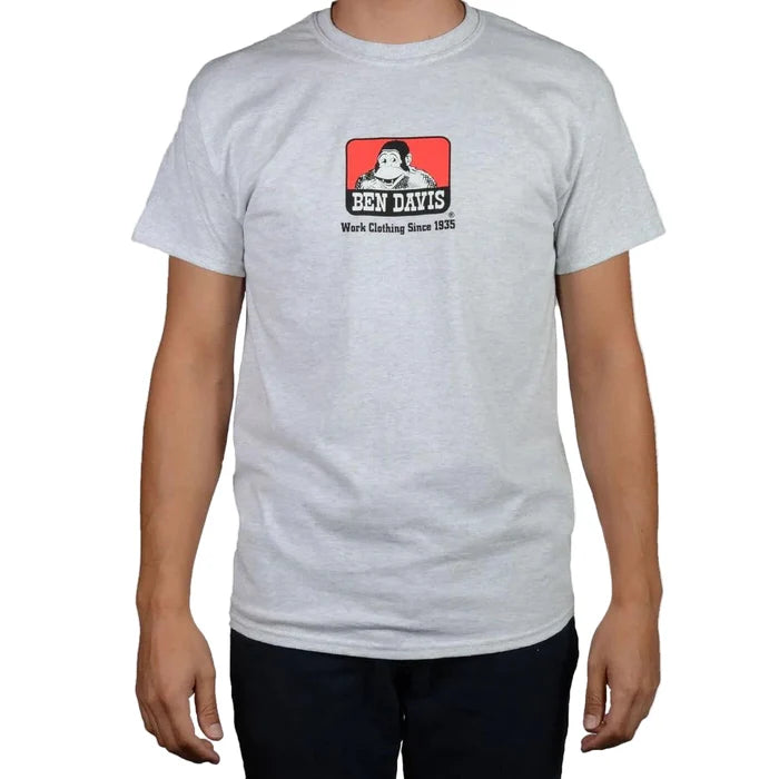Ben Davis classic logo t-shirt in ash grey
