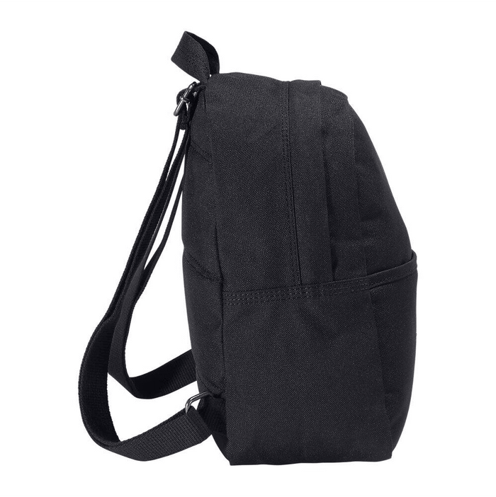 Carhartt Classic mini backpack in black, additional view of the shoulder straps