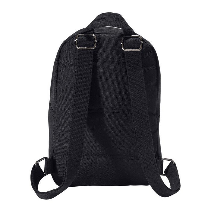 Carhartt Classic mini backpack in black, final product view